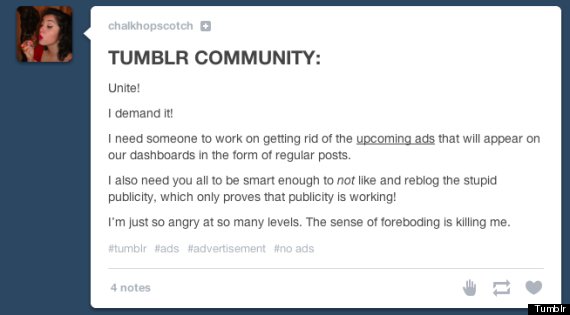 tumblr ads dashboard