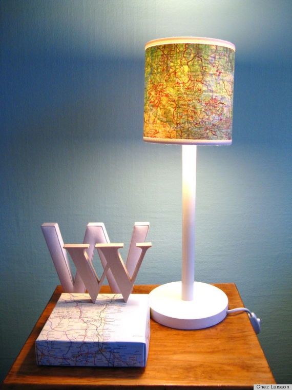 9 Diy Lampshade Ideas That Will Personalize Your Bedside Table (Photos) |  Huffpost Life