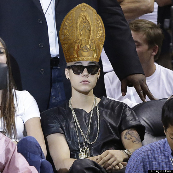 bieber pope hat