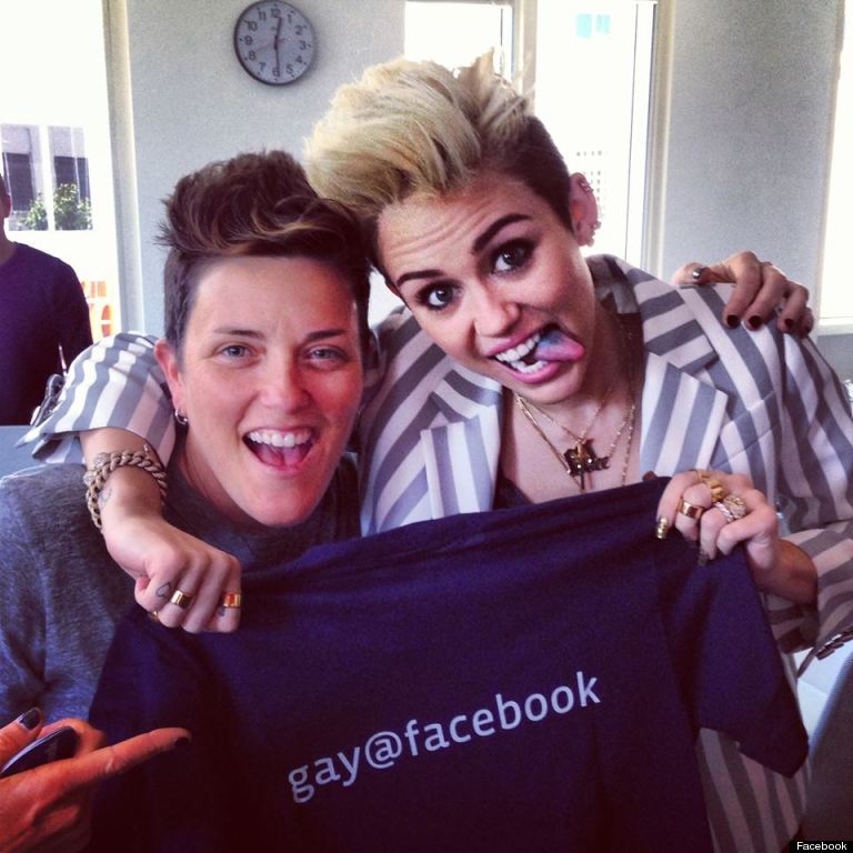 miley cyrus gay pride facebook