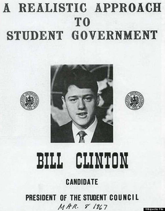 bill clinton student council