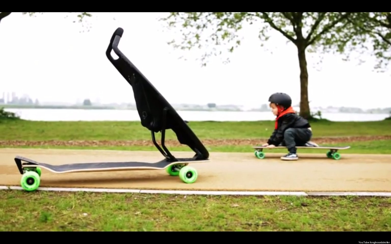 Skateboard Stroller: The Quinny Jett Is An Actual Longboardstroller ...