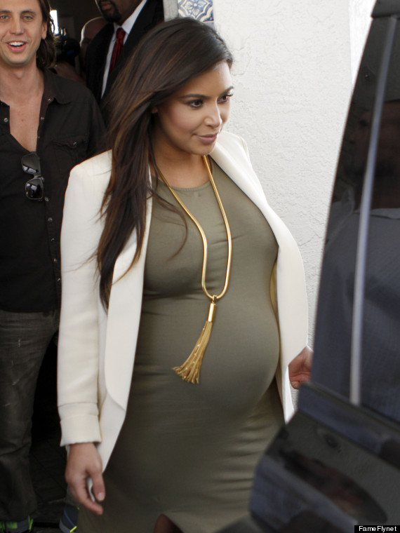 kim kardashian pregnant eight months