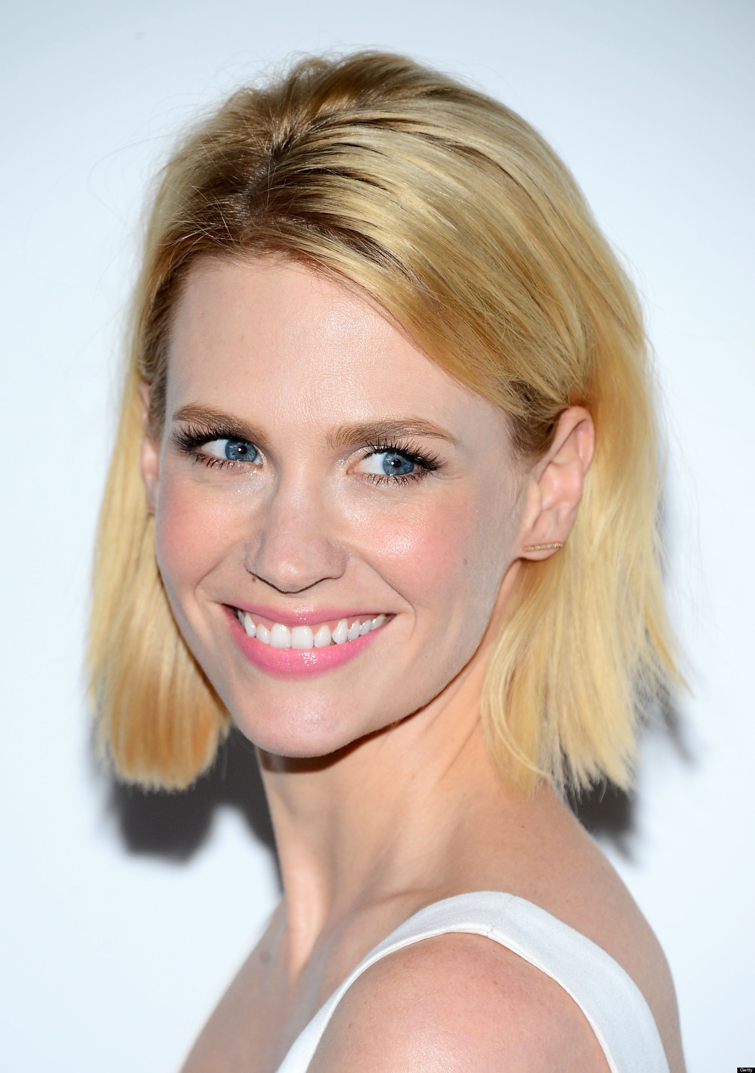 January Jones Gets Bangs! | HuffPost