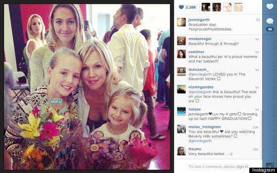 jennie garth celebrates