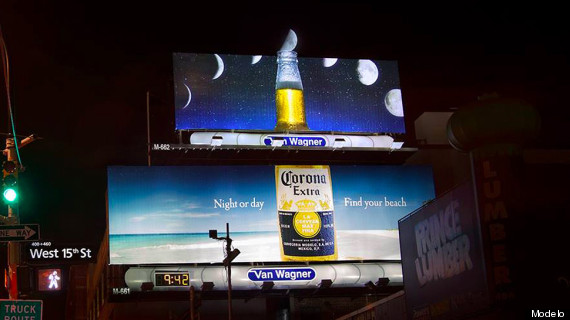 corona billboard