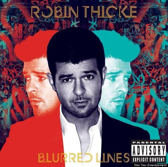 robin thicke blurred lines album