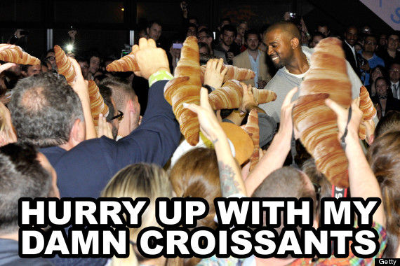 kanye west croissants