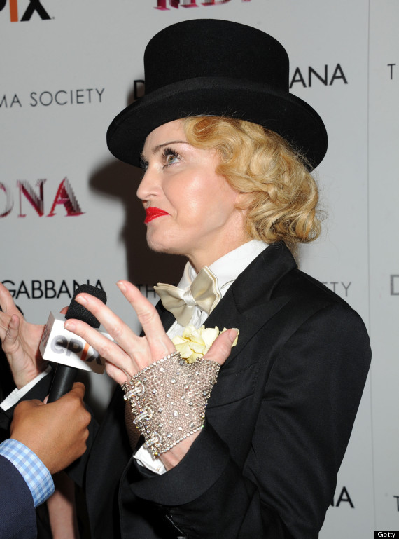 madonna top hat