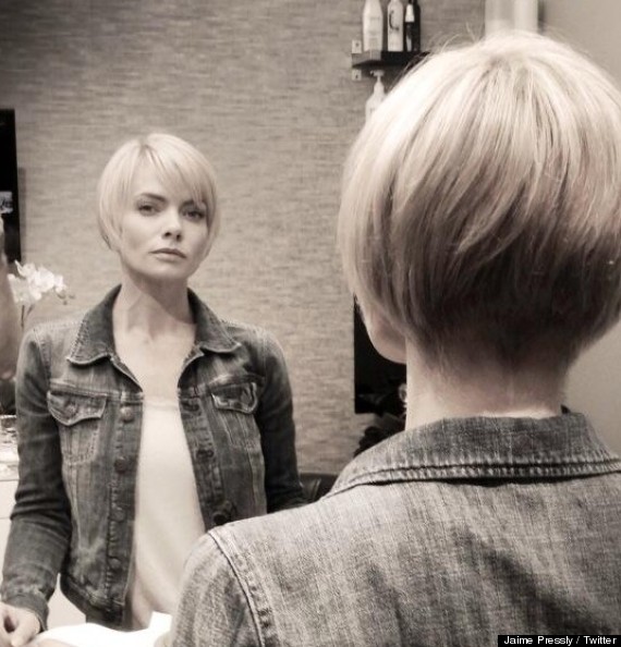 jaime pressly new hair