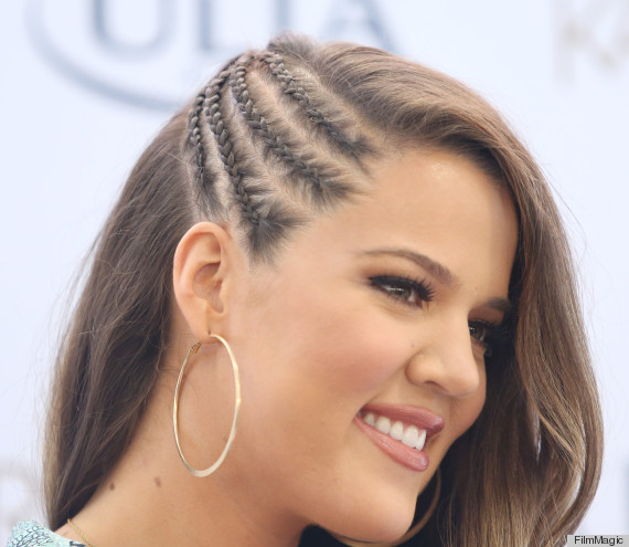 khloe kardashian braids