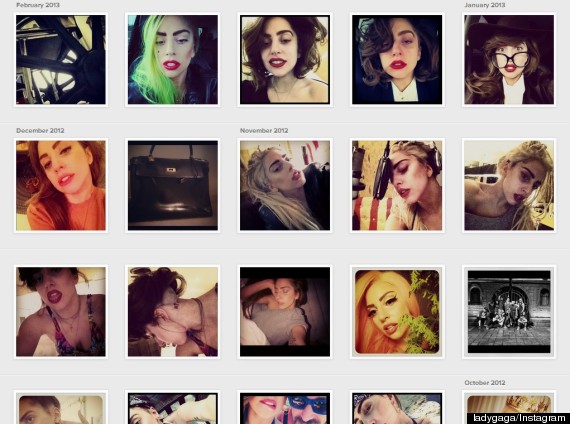 gaga selfies