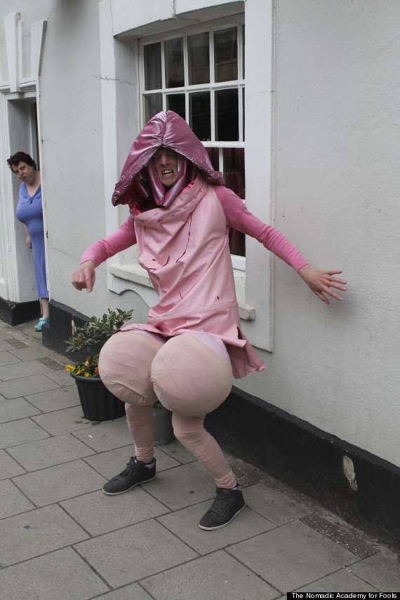 man dressed as penis