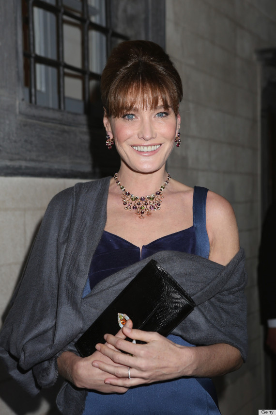 carla bruni bulgari gowns