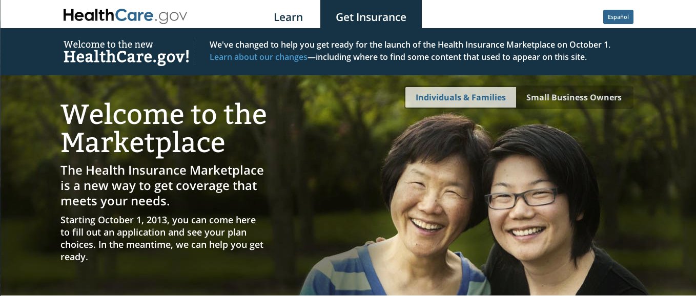 obamacare website