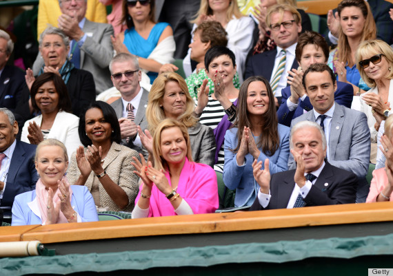 Pippa Middleton, Condoleezza Rice Rub Shoulders At Wimbledon (PHOTOS ...