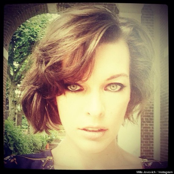 milla jovovich new hairstyle