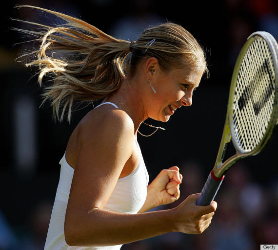 maria sharapova ponytail