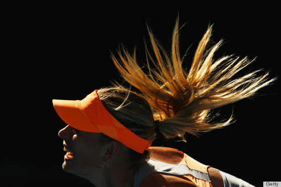 maria sharapova ponytail