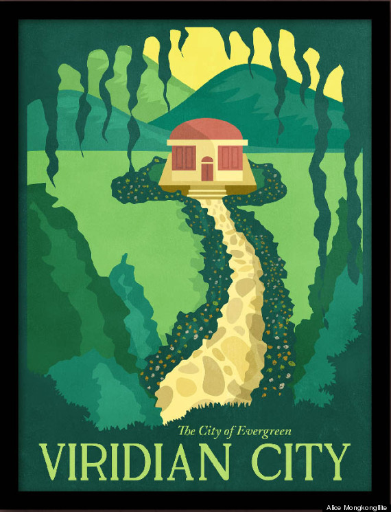 pokemon travel posters