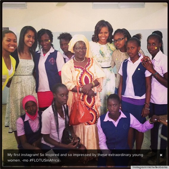 michelle obama senegal first lady