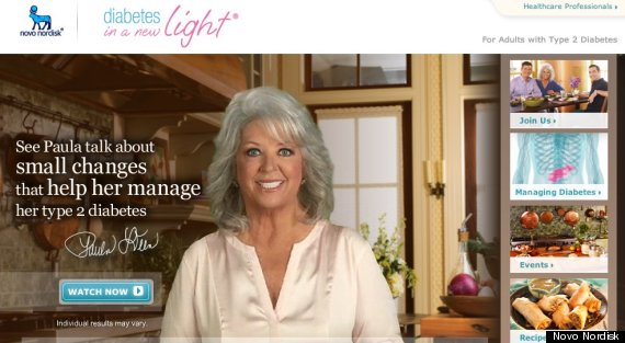 paula deen novo nordisk