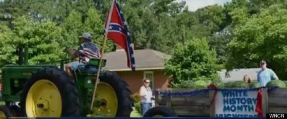 white history month float