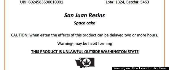 marijuana label