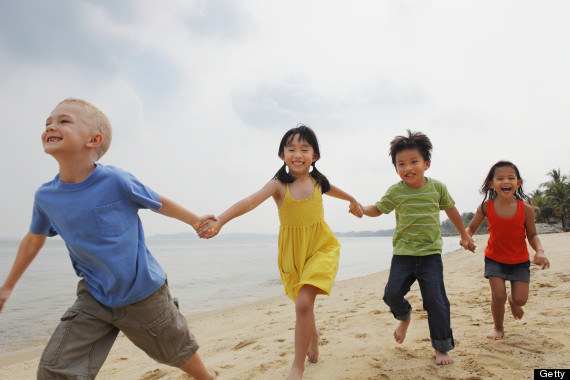 children laughing