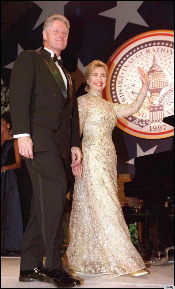 hillary clinton gown