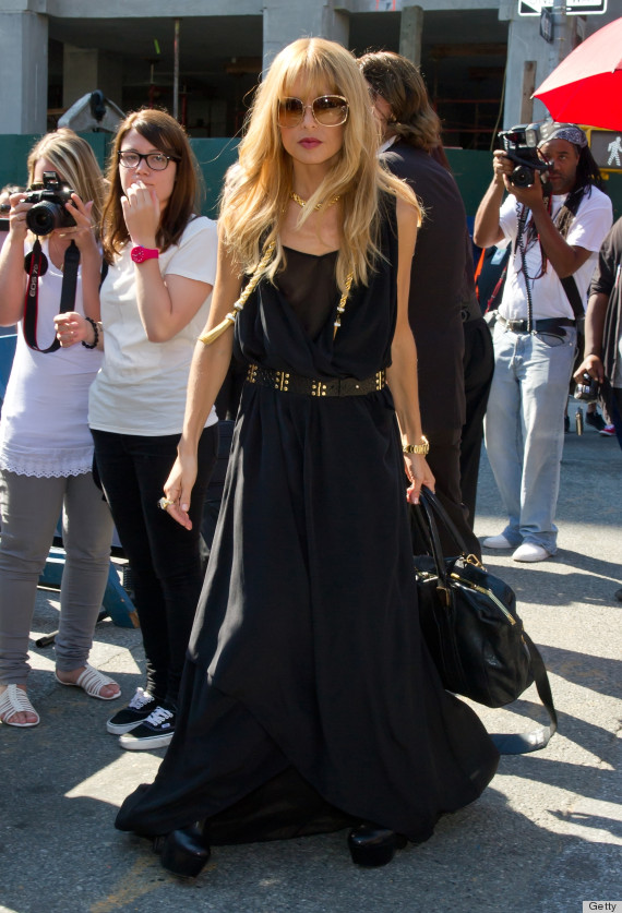 Black Maxi Dresses Are Totally Rachel Zoe's Go-To Look (PHOTOS)