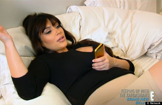 Pregnant Kim Kardashian's Spanx Make Scott Disick Uncomfortable On 'KUWTK'  (VIDEO)