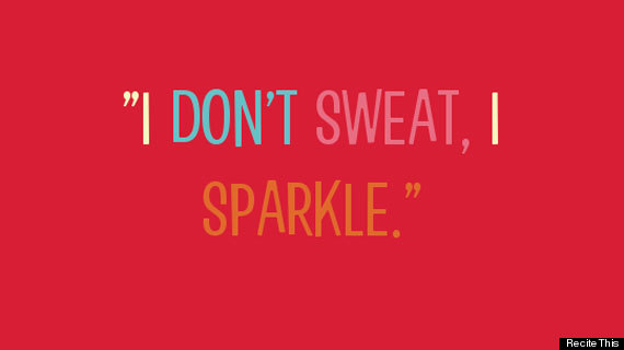 sweat sparkle