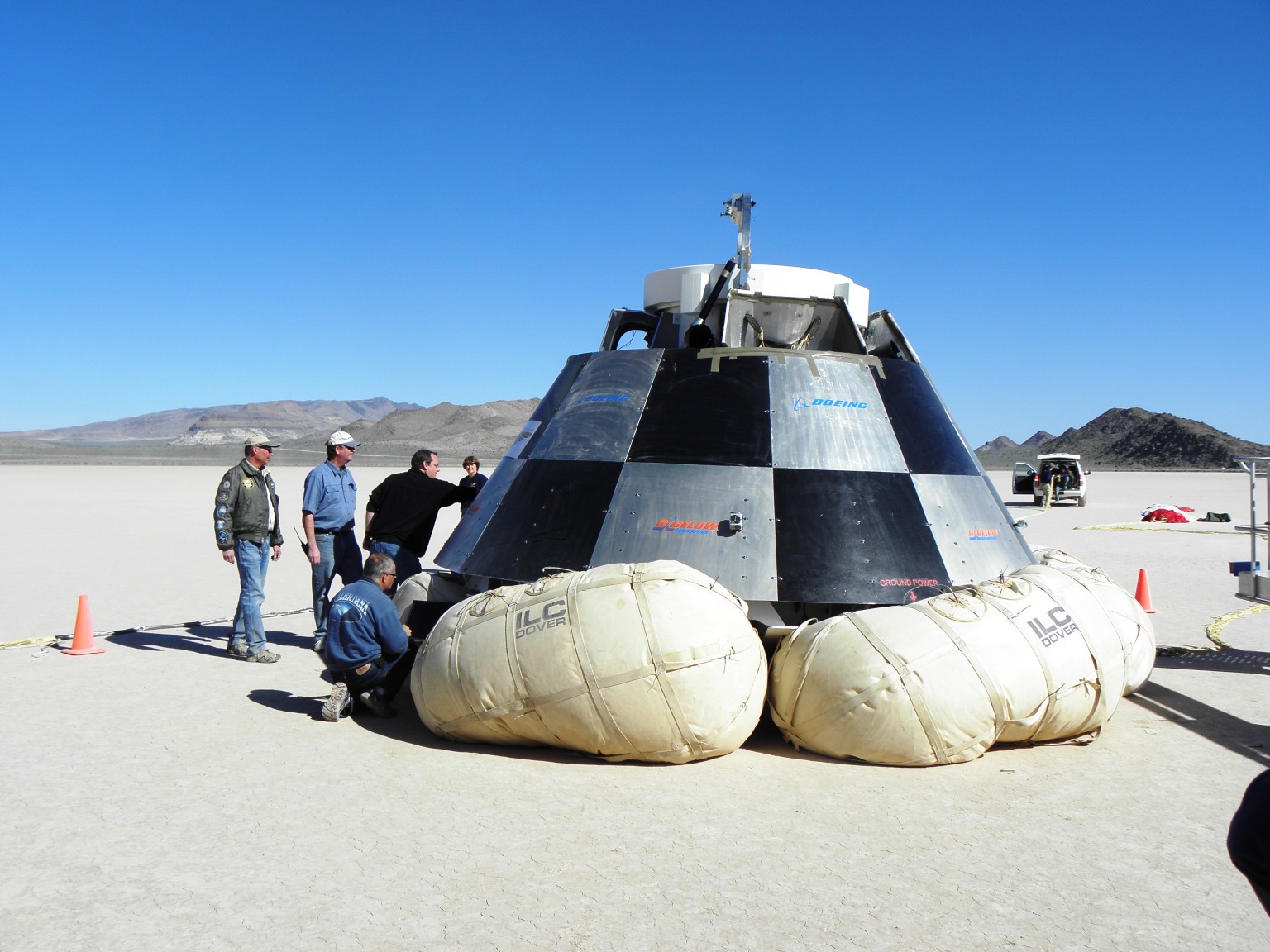 Boeing Space Capsule Mockup Gives NASA Glimpse Of CST-100 Spacecraft's ...