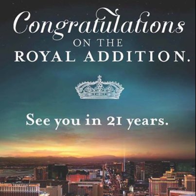 las vegas royal baby