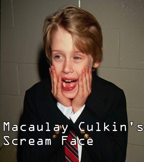 macaulay culkin sream face