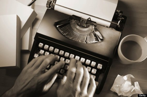 writing typewriter