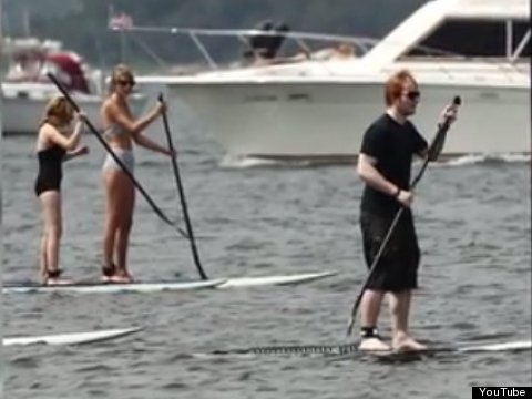 taylor swift paddleboarding