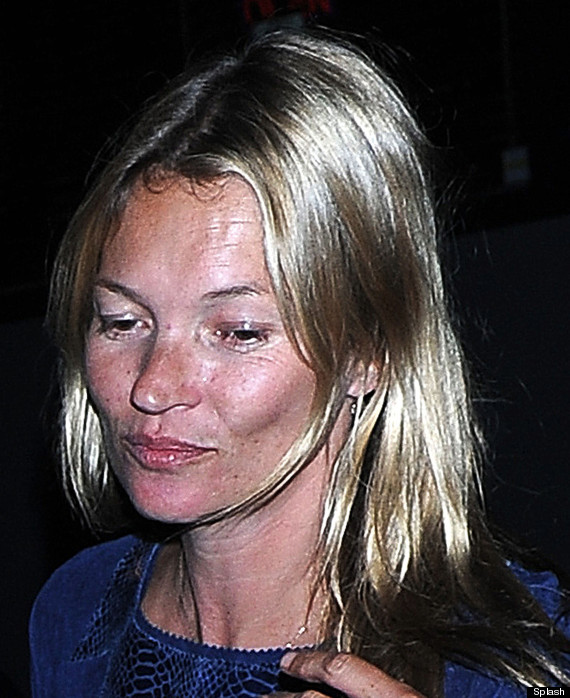 Kate Moss Goes Without Make-Up On London Night Out (PICTURES)