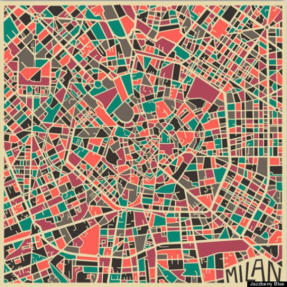 milan map
