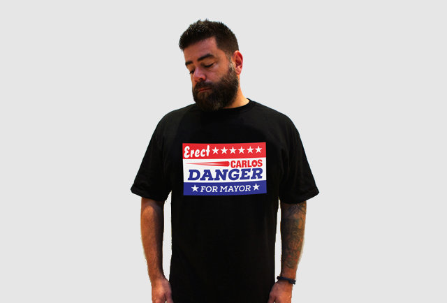 carlos danger tshirt