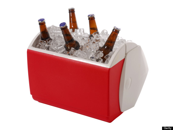 plastic cooler