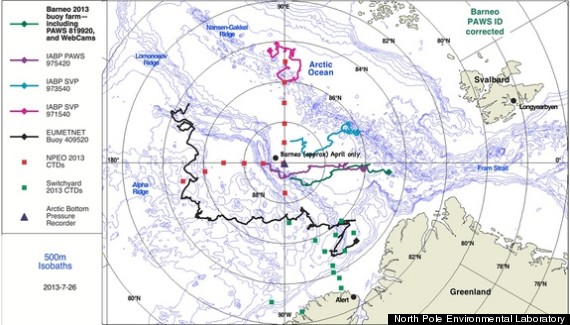 north pole lake