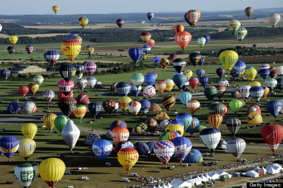 hot air balloons