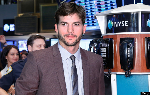 ashton kutcher new york stock exchange