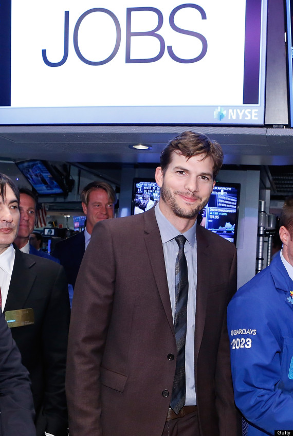 ashton kutcher new york stock exchange