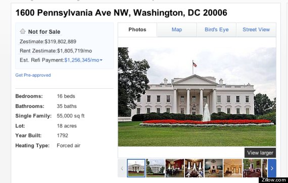 white house for sale