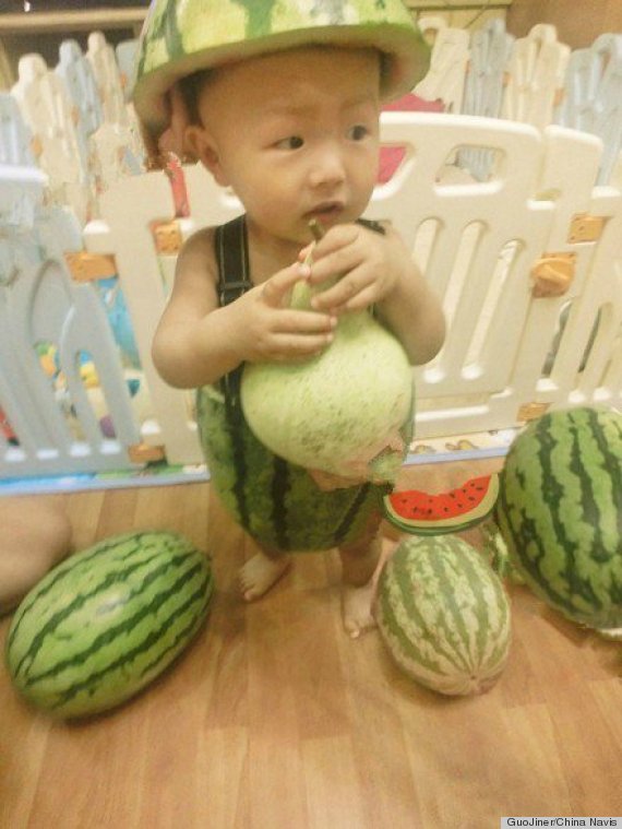 baby watermelon shorts