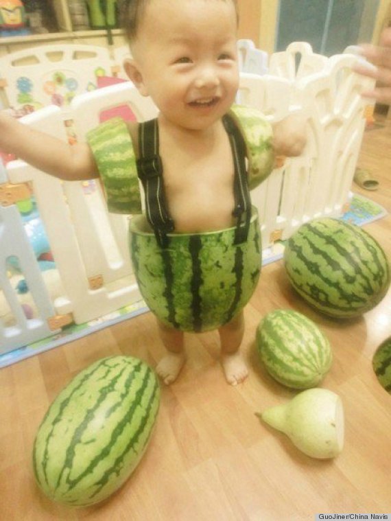 baby watermelon shorts