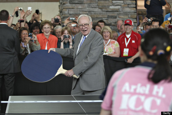 warren buffett ping pong